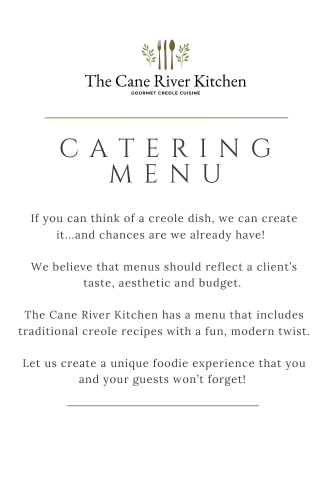 Catering Menu